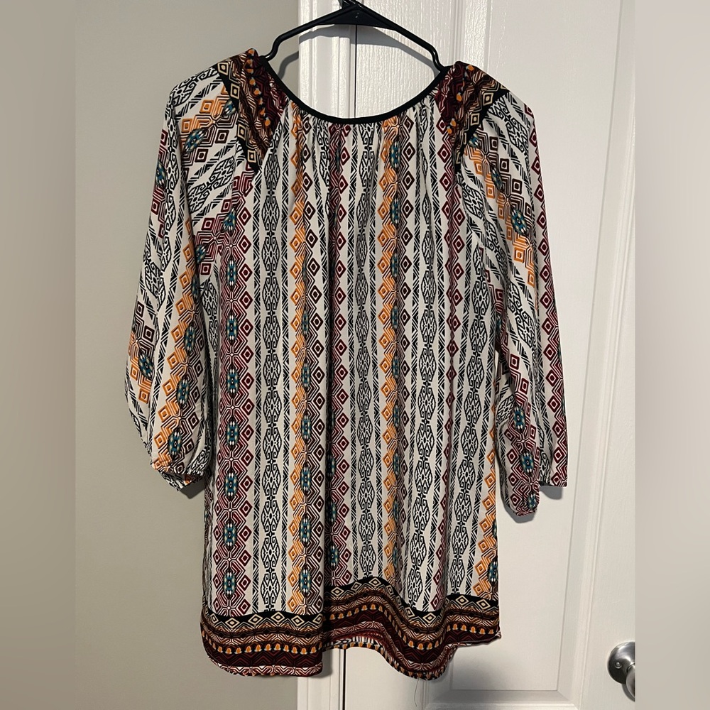 Pink owl top